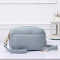 TG10281 Grace Front Pocket Double Zipper Crossbody Bag - MiMi Wholesale