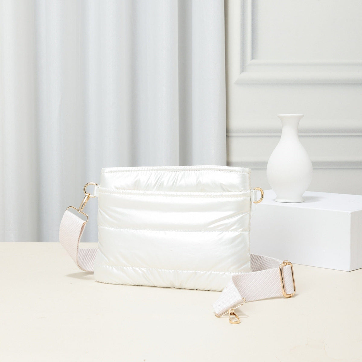 TG10282 Bailey Puffer Quilted Crossbody Bag - MiMi Wholesale