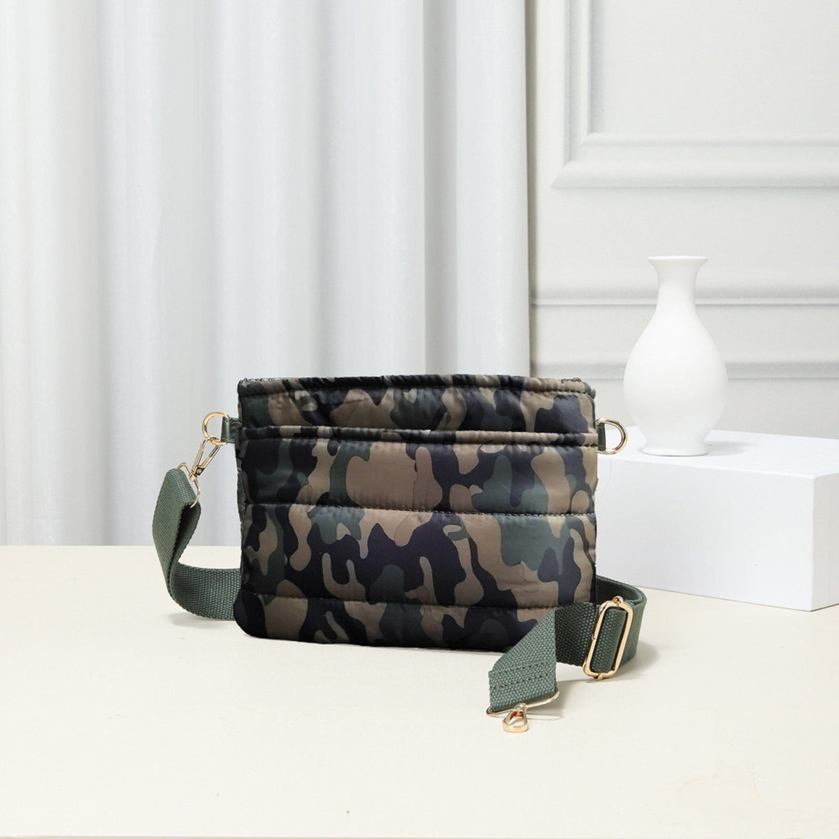 TG10282 Bailey Puffer Quilted Crossbody Bag - MiMi Wholesale