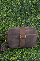 TG10297 Suede Camera Crossbody Bag - MiMi Wholesale