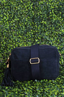 TG10297 Suede Camera Crossbody Bag - MiMi Wholesale