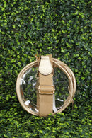 TG10423 Round Clear Crossbody Bag - MiMi Wholesale