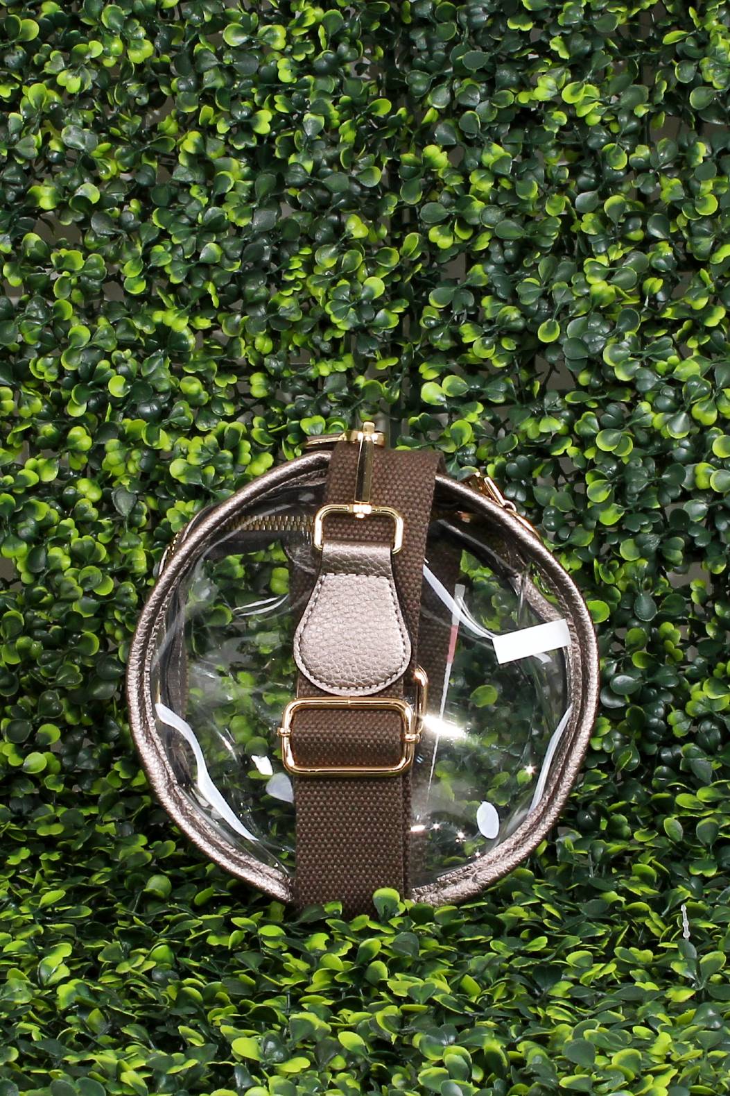 TG10423 Round Clear Crossbody Bag - MiMi Wholesale