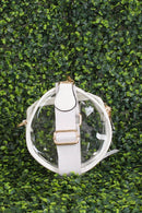 TG10423 Round Clear Crossbody Bag - MiMi Wholesale