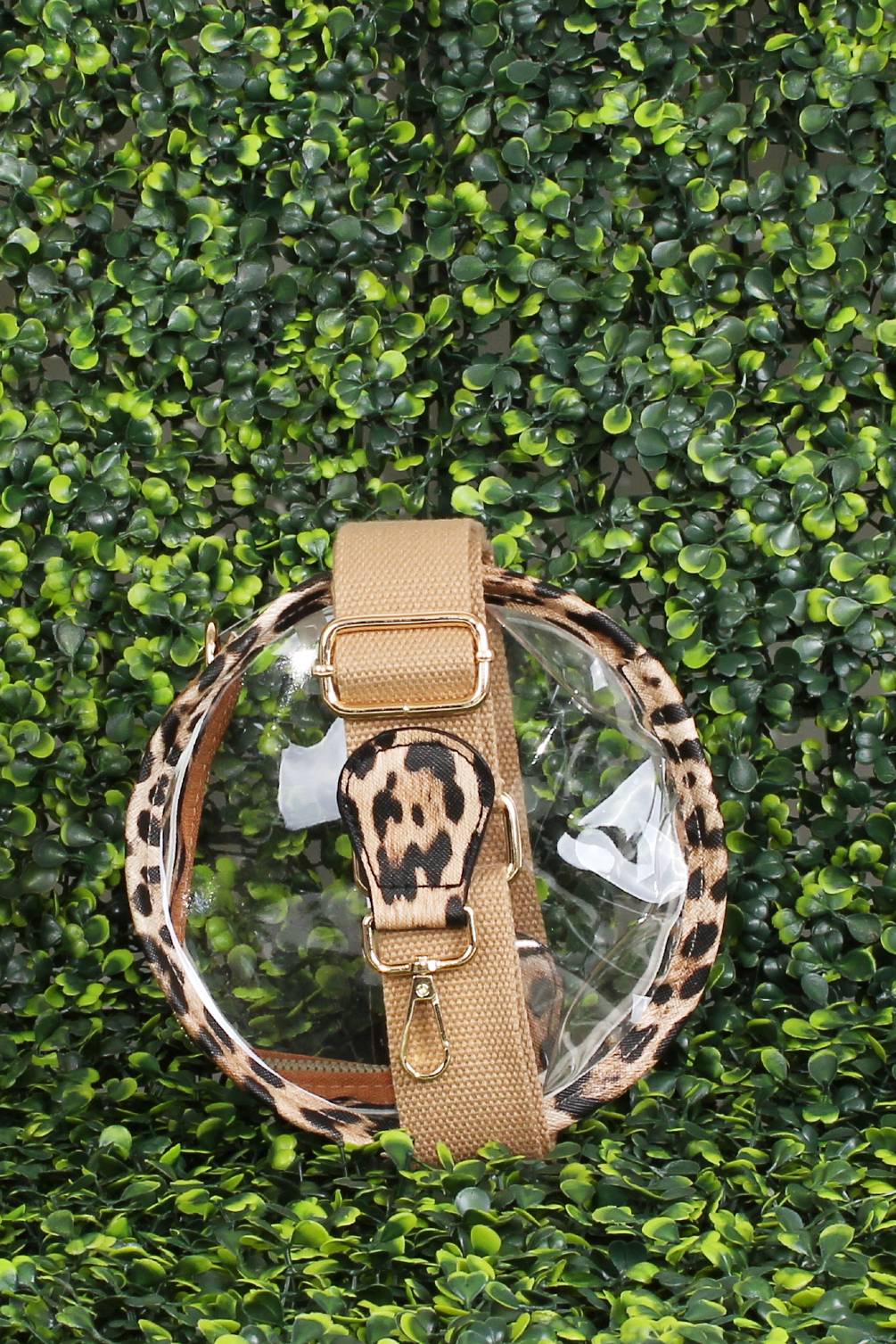 TG10423 Round Clear Crossbody Bag - MiMi Wholesale