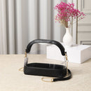 TG10434 Sienna Dome Clear Handbag With Chain Strap - MiMi Wholesale