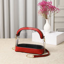 TG10434 Sienna Dome Clear Handbag With Chain Strap - MiMi Wholesale