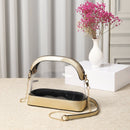 TG10434 Sienna Dome Clear Handbag With Chain Strap - MiMi Wholesale