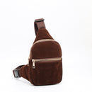 TG10518 Vanessa Suede Sling Bag - MiMi Wholesale