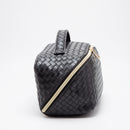 TG10541 Trixie Woven Leather Makeup/Toiletry Bag - MiMi Wholesale