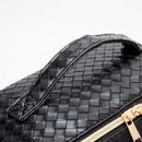 TG10541 Trixie Woven Leather Makeup/Toiletry Bag - MiMi Wholesale
