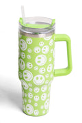 TUM801 Happy Face 40 Oz Tumbler With Handle - MiMi Wholesale