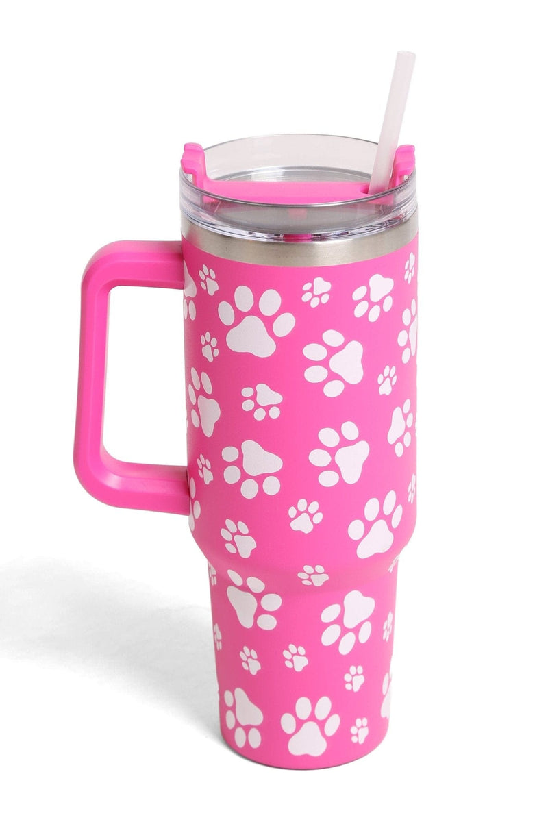 TUM803 Dog Paw 40 Oz Tumbler With Handle - MiMi Wholesale