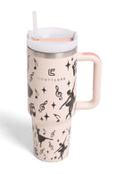 TUM824 Music Dancers 40 Oz Tumbler With Handle - MiMi Wholesale