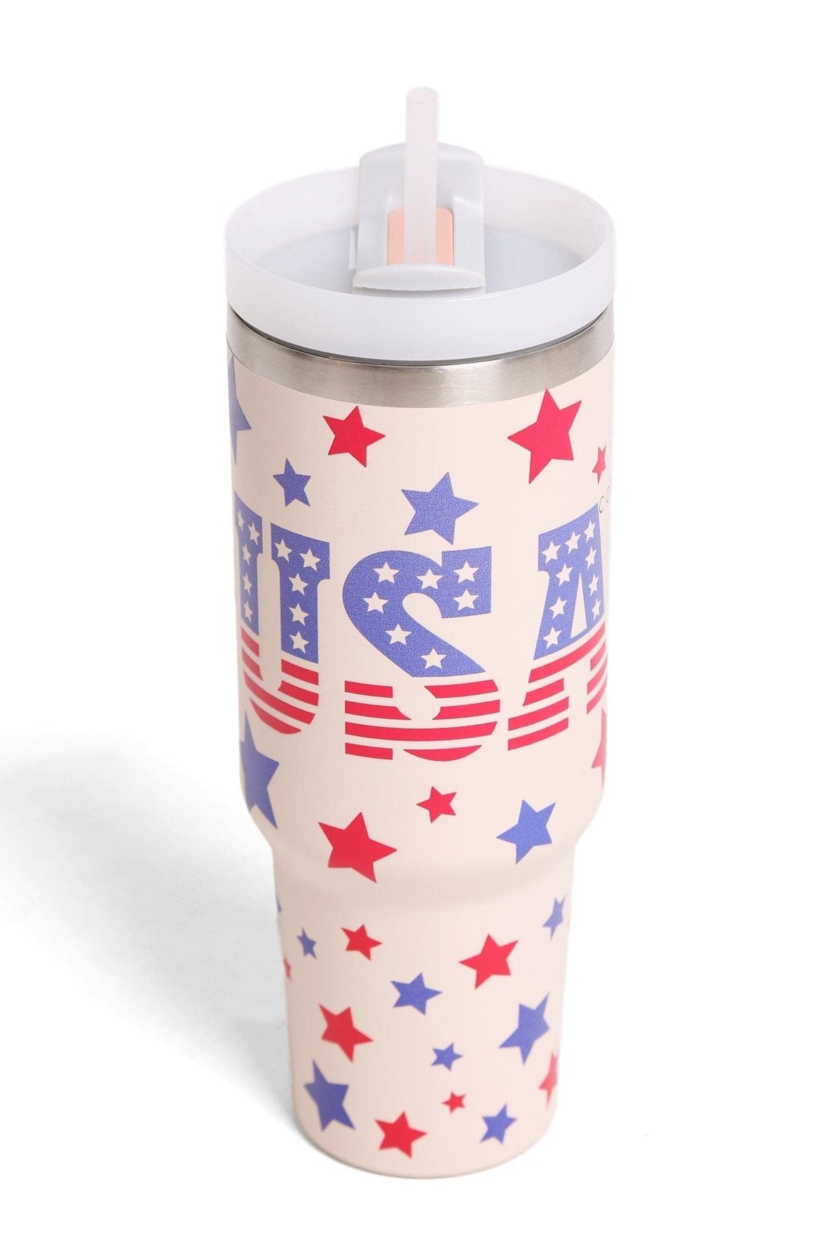 TUM829 USA 40 Oz Tumbler With Handle - MiMi Wholesale
