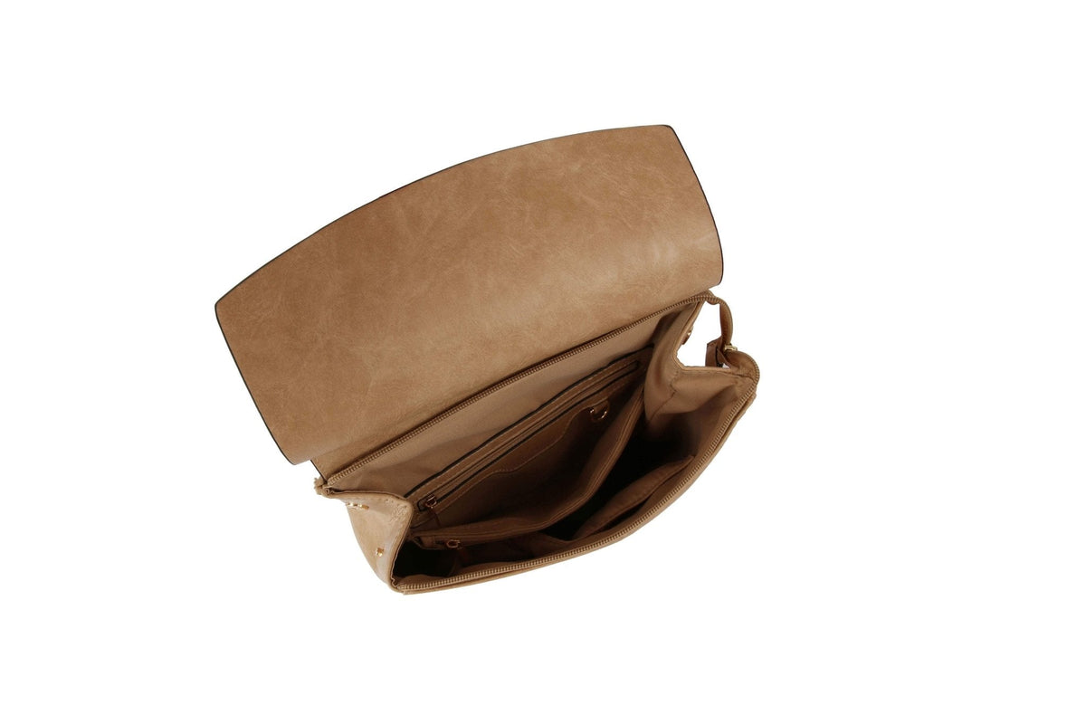 UNV0069 Flap Over Convertible Backpack - MiMi Wholesale