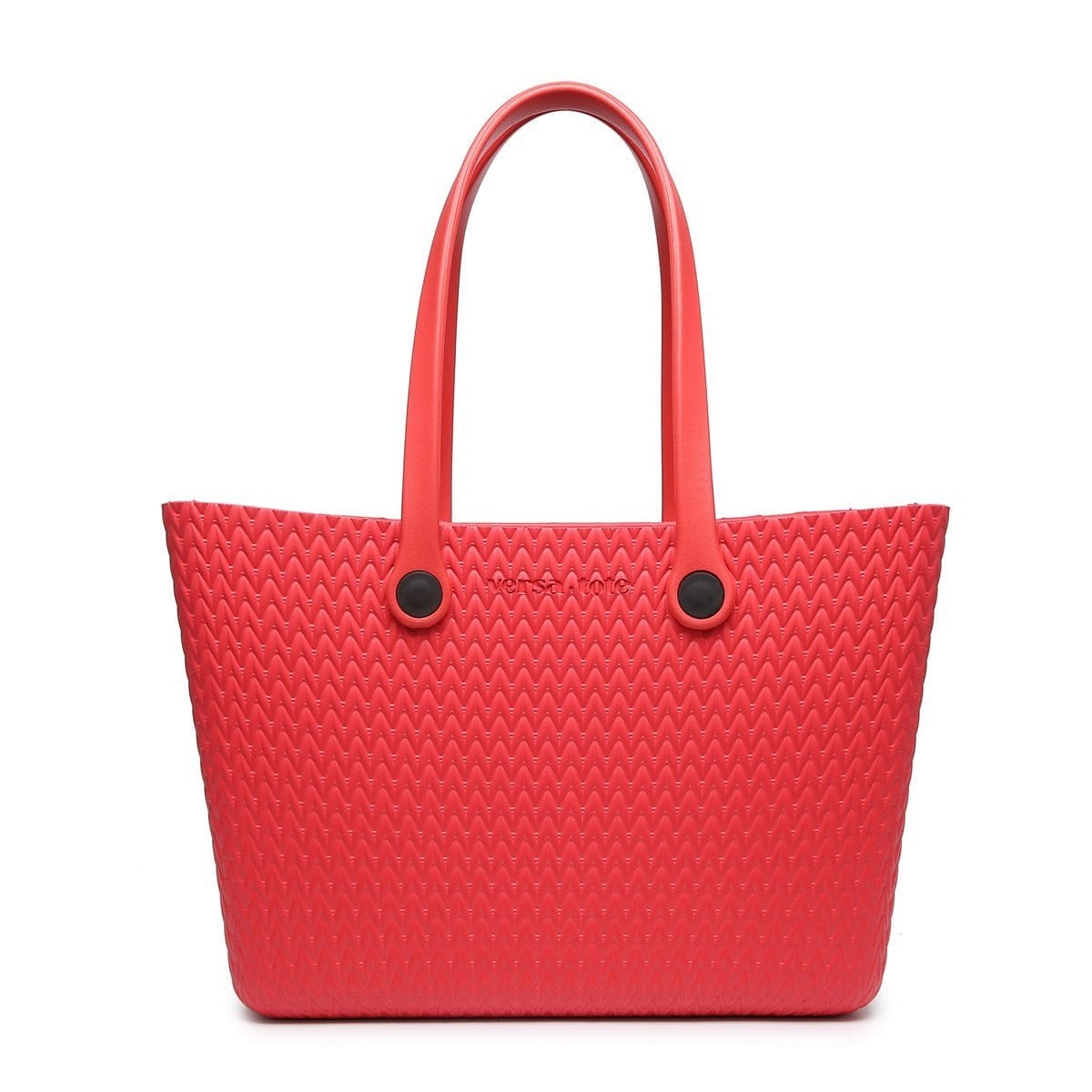 V2023TX Carrie All Textured Versa Tote w/ Interchangeable Straps - MiMi Wholesale