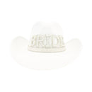 VCC0070 BRIDE Felt Cowboy Hat With Rhinestones - MiMi Wholesale