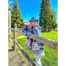 VCC0076 Mandy Cowboy Hat With Aztec Bead Trim - MiMi Wholesale