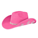 VCC0078 Hannah Star Rhinestone Cowboy Hat - MiMi Wholesale