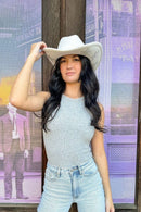 VCC0078 Hannah Star Rhinestone Cowboy Hat - MiMi Wholesale