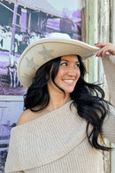 VCC0078 Hannah Star Rhinestone Cowboy Hat - MiMi Wholesale