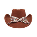 VCE0063 Fernanda Southwest Pattern Cowboy Hat - MiMi Wholesale