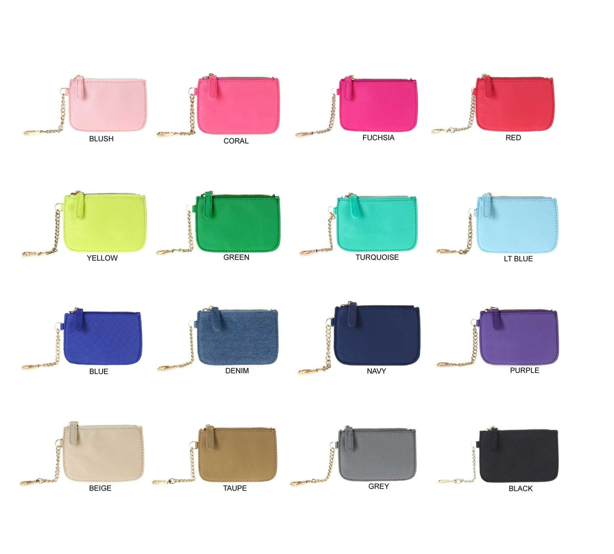 W1108 Classic Mini Keychain Wallet - MiMi Wholesale