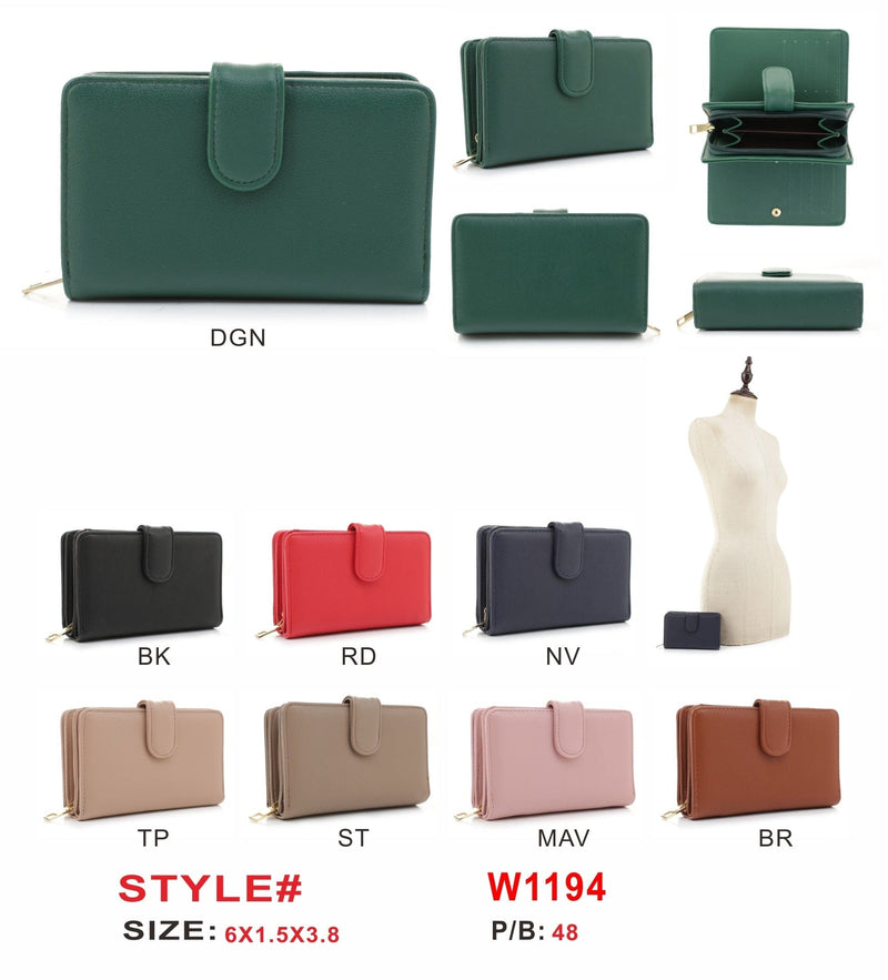 W1194 Minimalist Classic Wallet - MiMi Wholesale