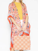 WBT210205 Charlotte Geometric Fabric Tote - MiMi Wholesale