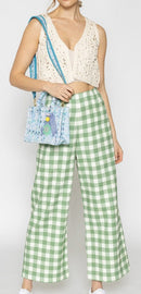 WBT210213 Tweed Mini Satchel/Crossbody Bag - MiMi Wholesale