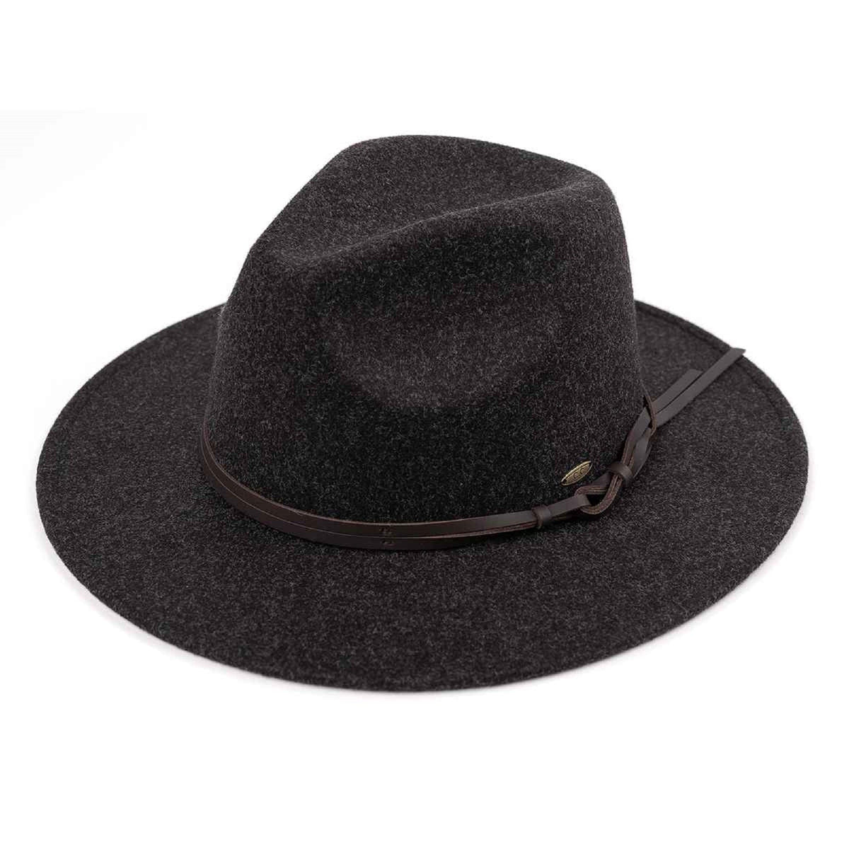 WF4 Savannah Felt Hat With Hitch Knot Cord - MiMi Wholesale
