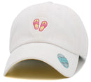 WKB005 Flip Flops Print Embroidery Hat Baseball Cap - MiMi Wholesale