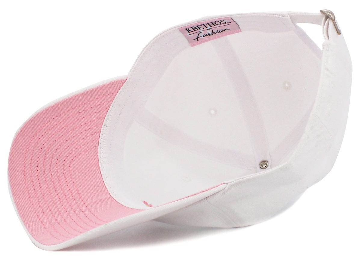 WKB006 Daisy Print Embroidery Hat Baseball Cap - MiMi Wholesale