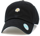 WKB006 Daisy Print Embroidery Hat Baseball Cap - MiMi Wholesale