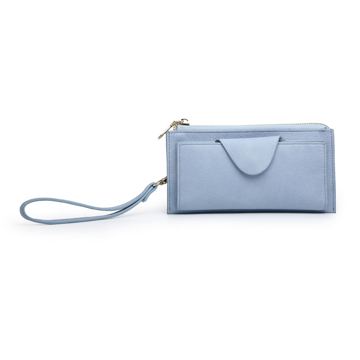 WL0004RF RFID Wallet w/ Snap Closure and Zip Change Pocket - MiMi Wholesale