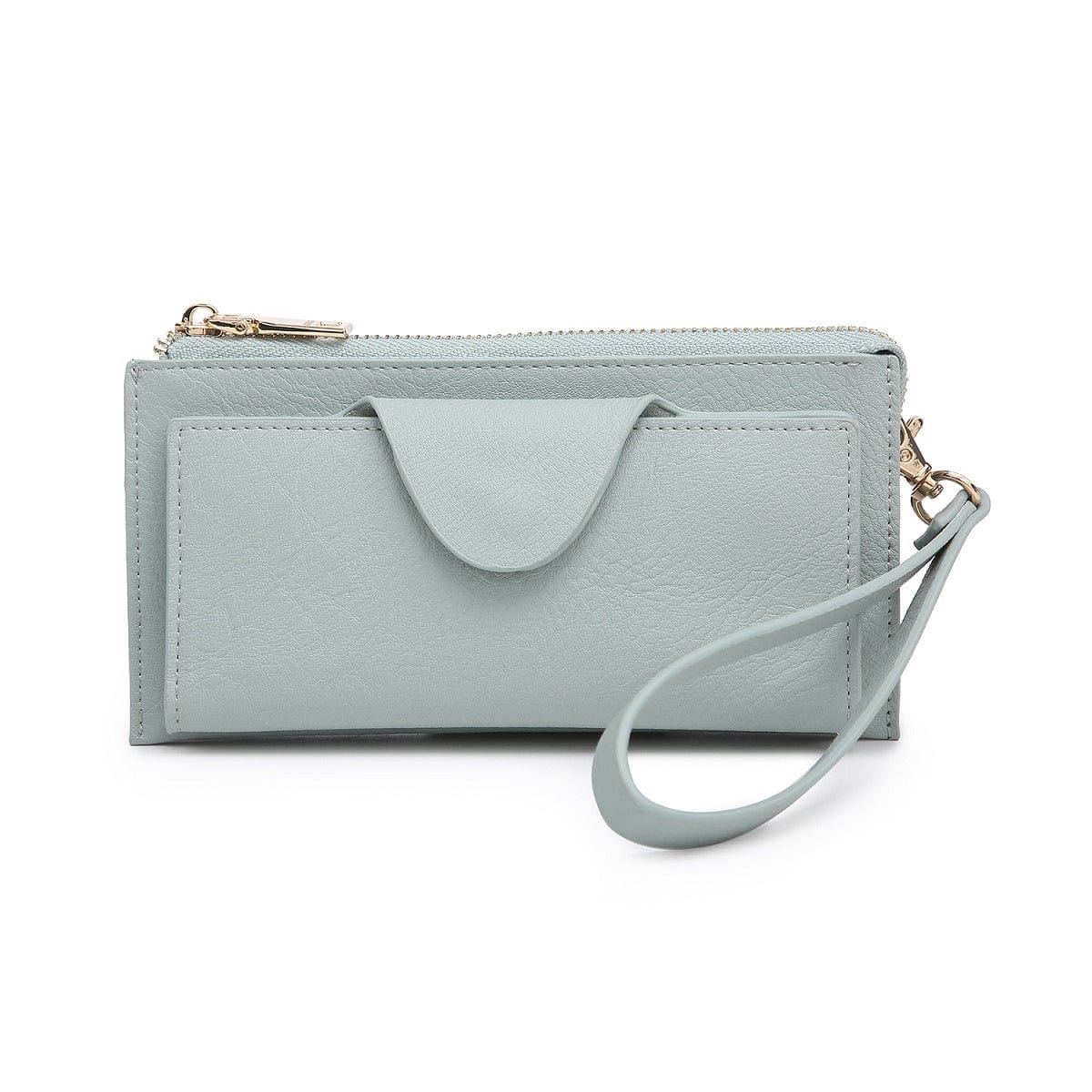 WL0004RF RFID Wallet w/ Snap Closure and Zip Change Pocket - MiMi Wholesale
