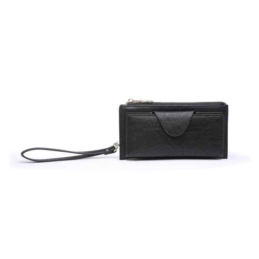 WL0004RF RFID Wallet w/ Snap Closure and Zip Change Pocket - MiMi Wholesale
