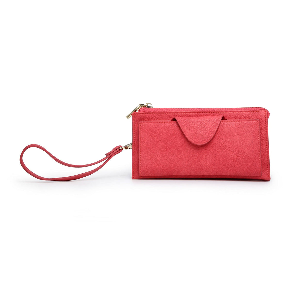 WL0004RF RFID Wallet w/ Snap Closure and Zip Change Pocket - MiMi Wholesale