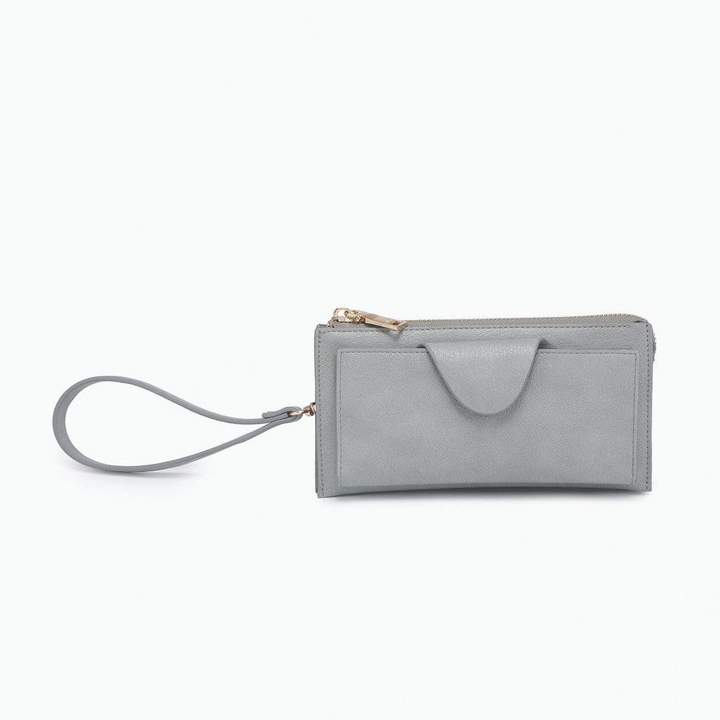 WL0004RF RFID Wallet w/ Snap Closure and Zip Change Pocket - MiMi Wholesale