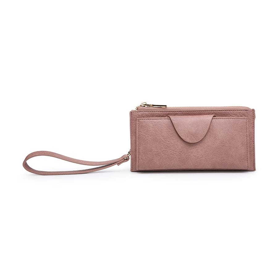 WL0004RF RFID Wallet w/ Snap Closure and Zip Change Pocket - MiMi Wholesale