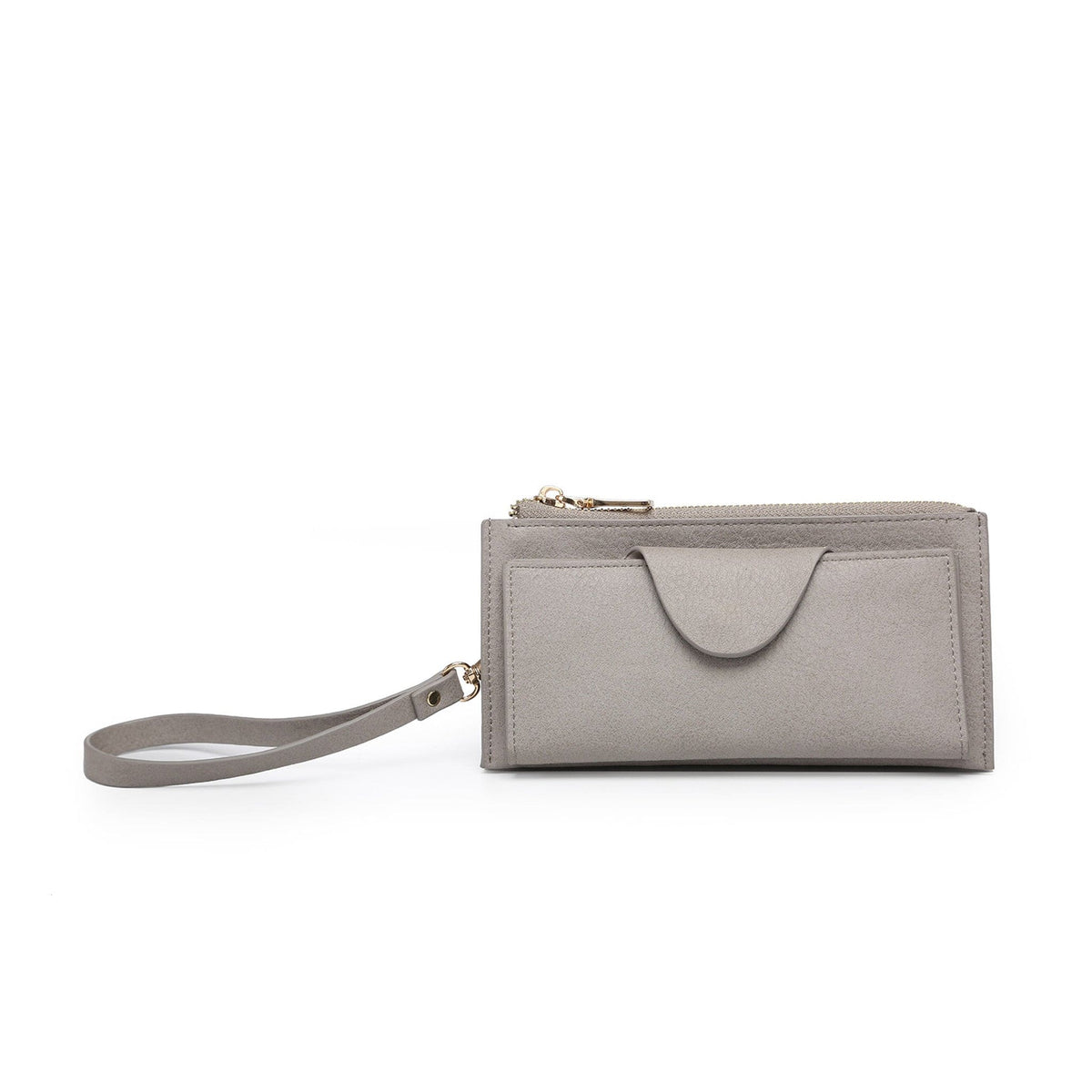 WL0004RF RFID Wallet w/ Snap Closure and Zip Change Pocket - MiMi Wholesale