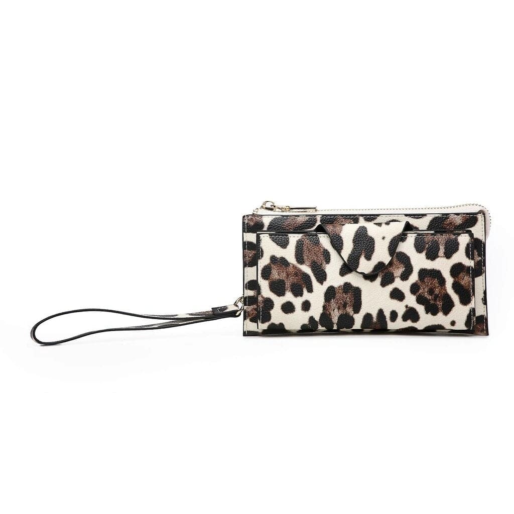 WL0004RF RFID Wallet w/ Snap Closure and Zip Change Pocket - MiMi Wholesale
