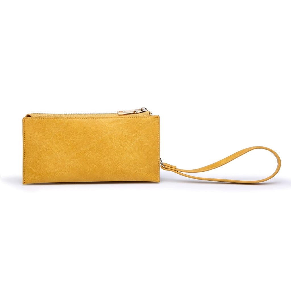 WL0004RF RFID Wallet w/ Snap Closure and Zip Change Pocket - MiMi Wholesale