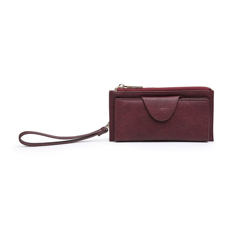 WL0004RF RFID Wallet w/ Snap Closure and Zip Change Pocket - MiMi Wholesale
