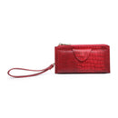WL0004RFSC RFID Croc Wallet w/ Snap and Zip Closure - MiMi Wholesale