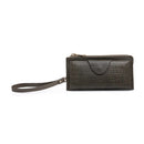 WL0004RFSC RFID Croc Wallet w/ Snap and Zip Closure - MiMi Wholesale