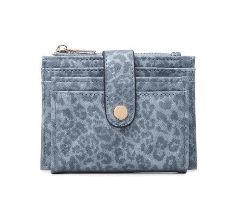 WL1904 Mini Snap Button Wallet & Cardholder w/ Zipper Pocket - MiMi Wholesale