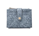 WL1904 Mini Snap Button Wallet & Cardholder w/ Zipper Pocket - MiMi Wholesale
