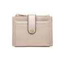 WL1904 Mini Snap Button Wallet & Cardholder w/ Zipper Pocket - MiMi Wholesale